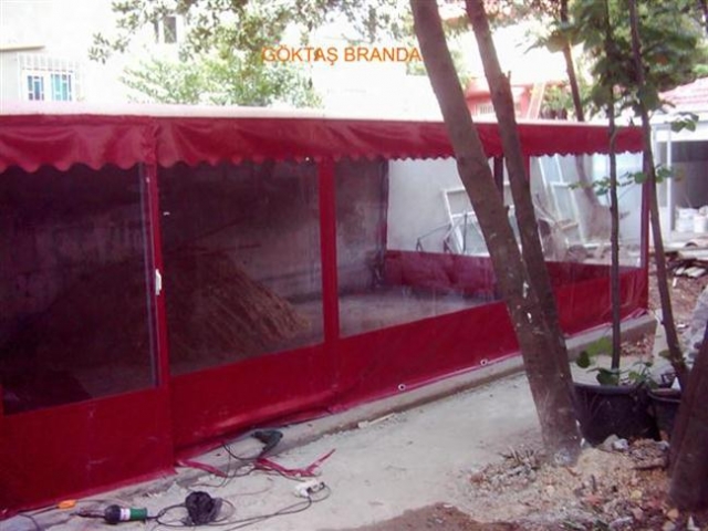 Şeffaf Branda Cafe Kış Bahçesi