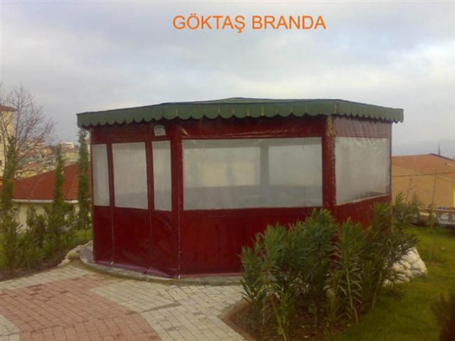 Fermuarlı Şeffaf Branda Kış Bahçesi Kapama