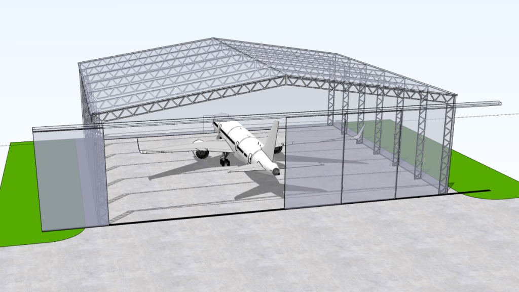 havacılık hangar çadırı